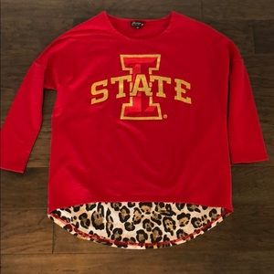 Iowa state game day couture tunic leopard shirt